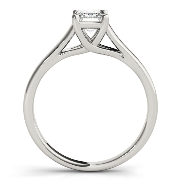 Evelyn Emerald Diamond Solitaire Engagement Ring-VIRABYANI